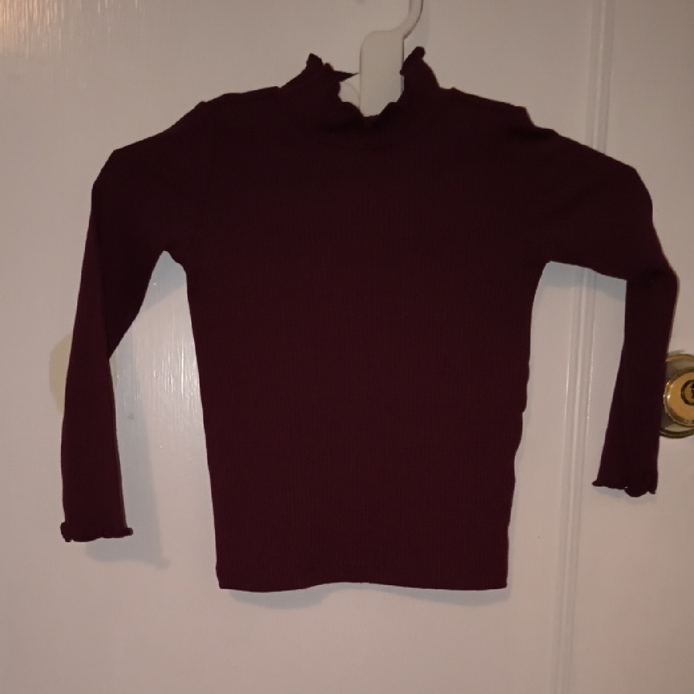 Janie and Jack | Deep Red Long Sleeve Top